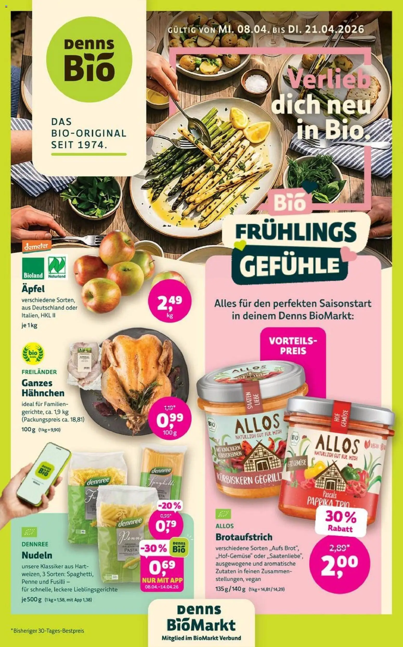 Denns BioMarkt Angebote - Seite 1 - gültig ab 08.04.2026