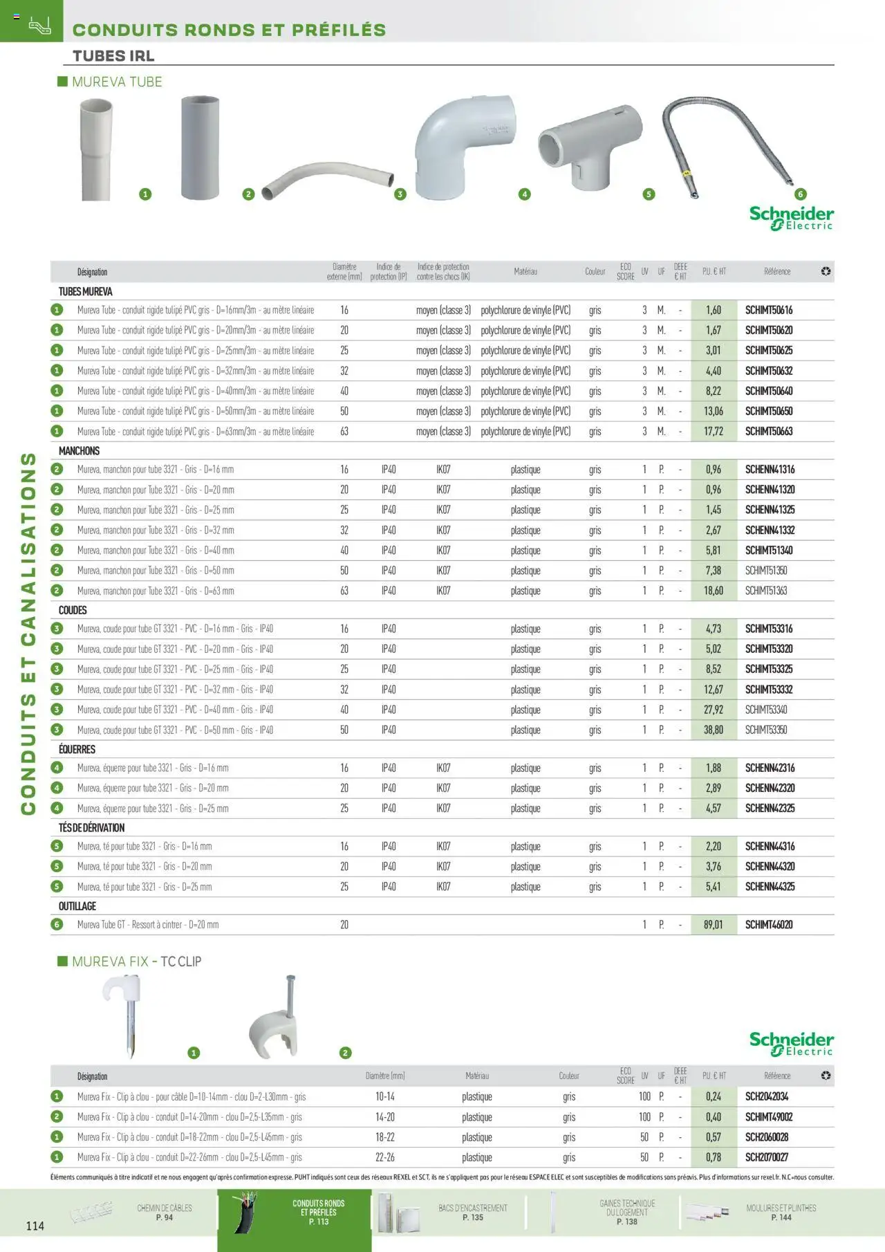 Rexel Conduits & Canalisations - page 22 - valable à partir du 01/12/2024