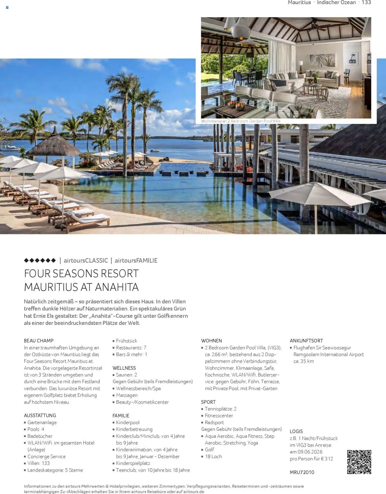 TUI airtours Katalog  Erstklassige Fernreisen 2025/26 - Seite 133 - gültig ab 01.11.2025
