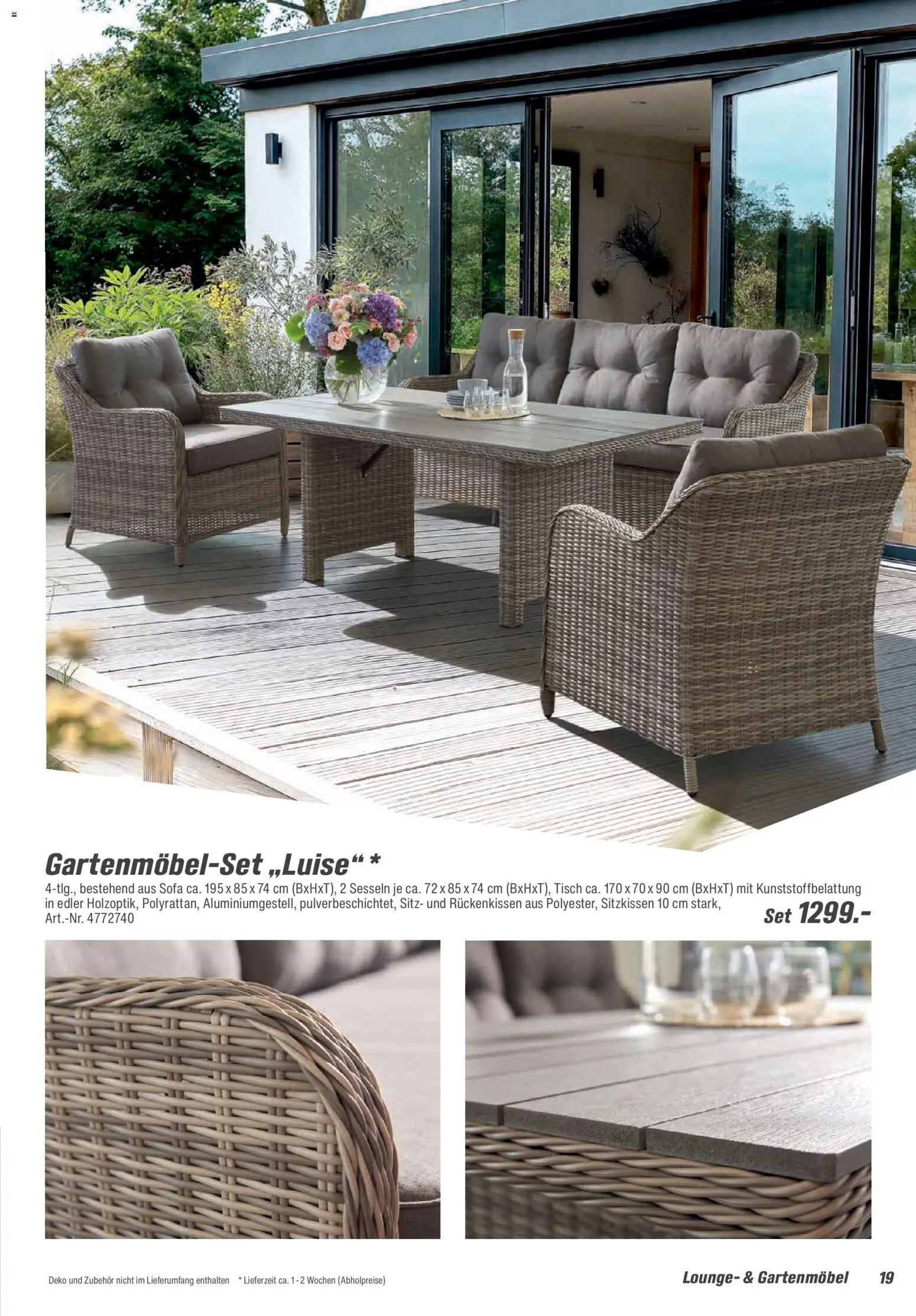 Toom Baumarkt  Gartenmöbel & Solar-Leuchten 2026 - Seite 19 - gültig ab 01.01.2026