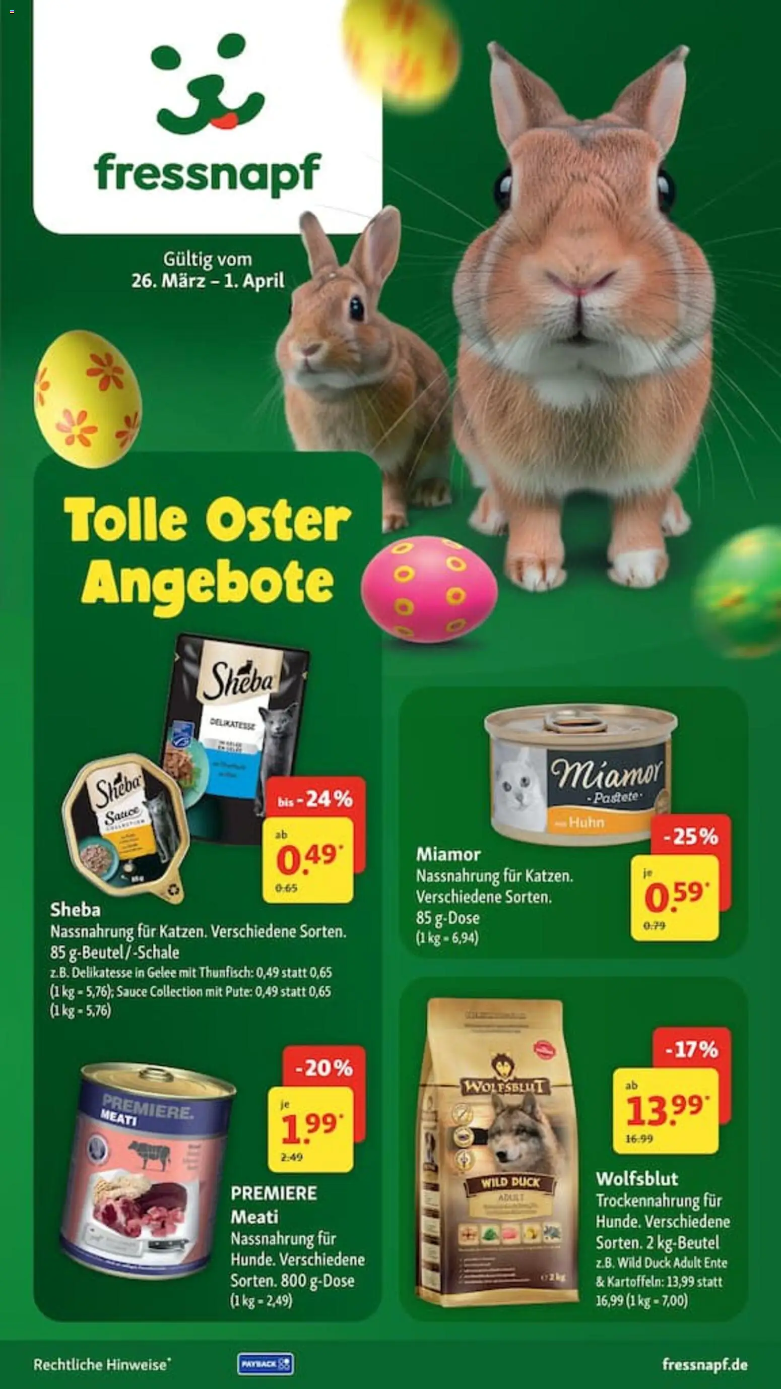 Fressnapf Prospekt 	 - Seite 1 - gültig ab 26.03.2026