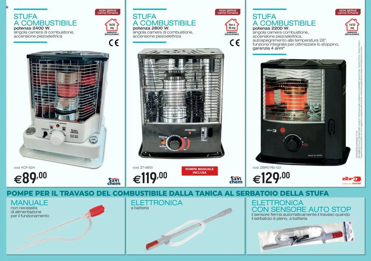 Brico OK Stufe a Combustibile Liquido catalogo - pagina 2 - valido dal 11/09/2025
