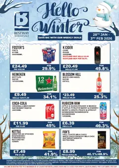 Bestway - 7 Days Delivered only Deals valid from 28/01/2026
