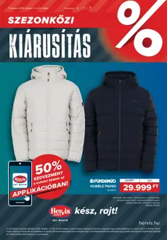 Előnézet Hervis Sports Akciós újság érvényes 2025.10.07.-tól