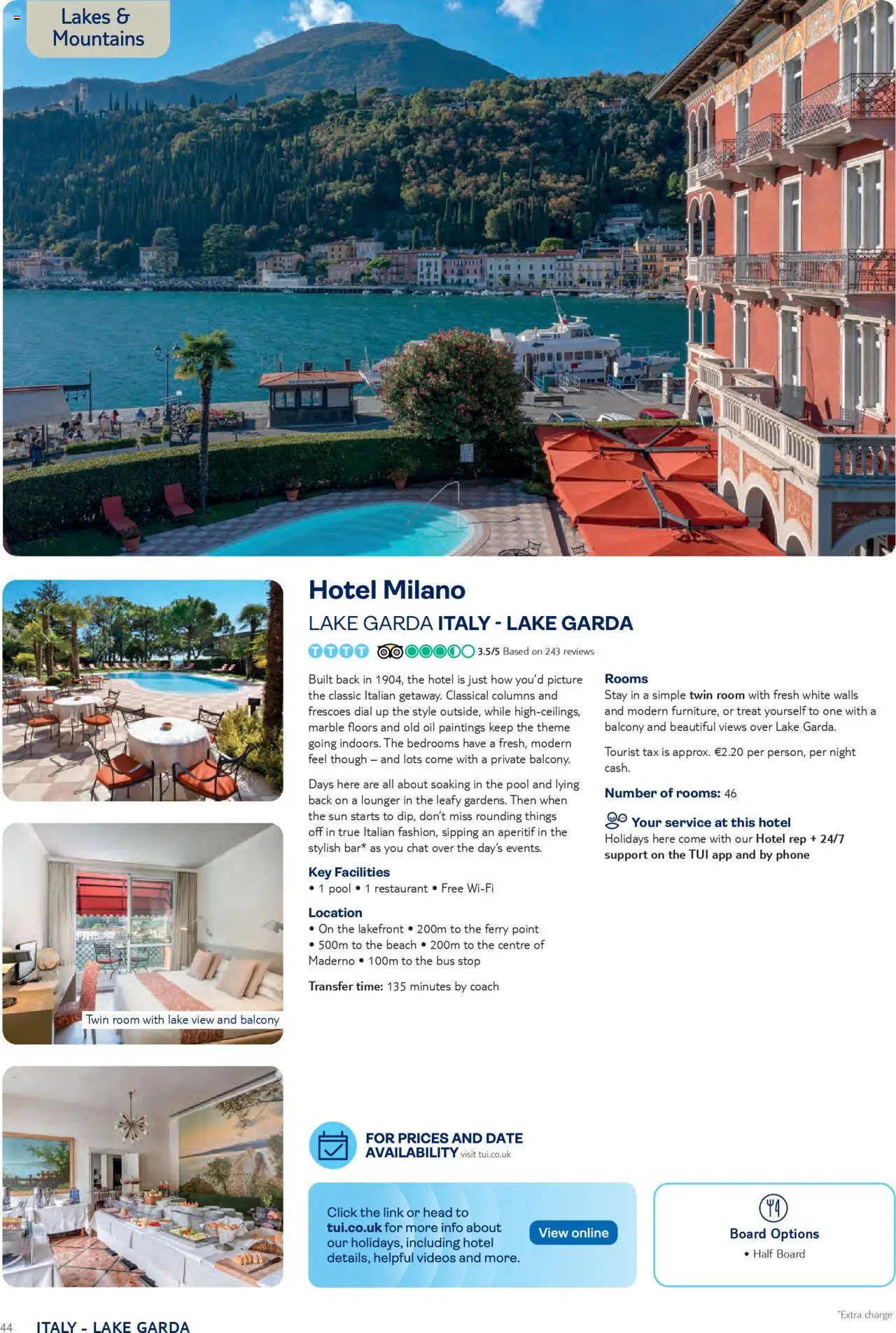 TUI - Italy, Malta & Croatia - page 44- valid from 01/05/2025