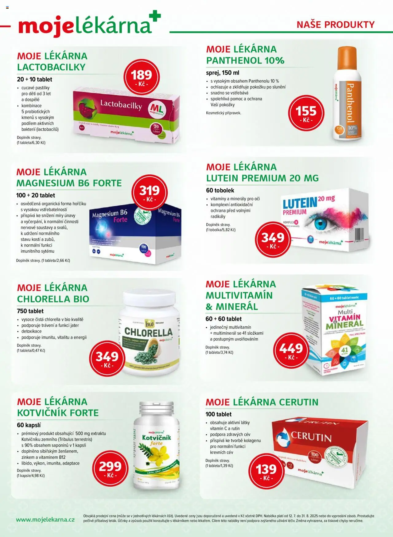 Moje lékárna leták - strana 12- platný od 12.07.2025