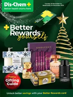 Preview Dis-Chem - Festive Catalogue valid from 25/11/2025