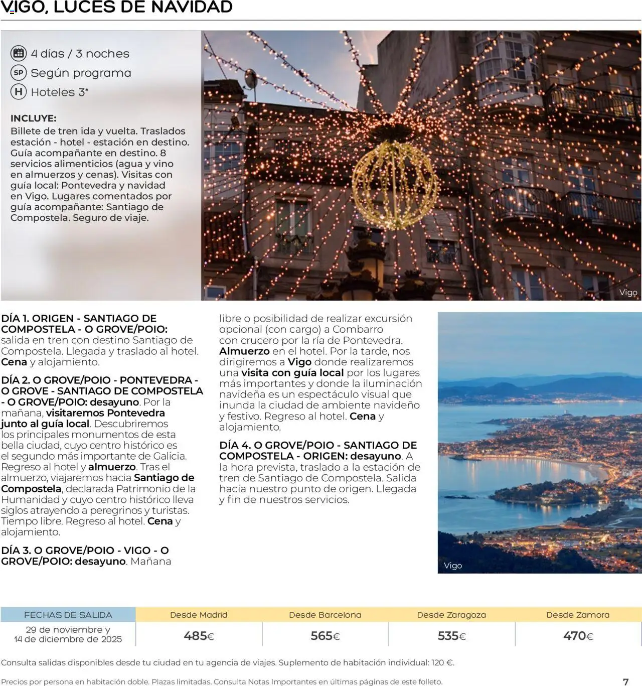 Viajes El Corte Inglés - Club de Vacaciones - Vacaciones Económicas Personalizado - Página de 7 - Válido desde 01/09/2025