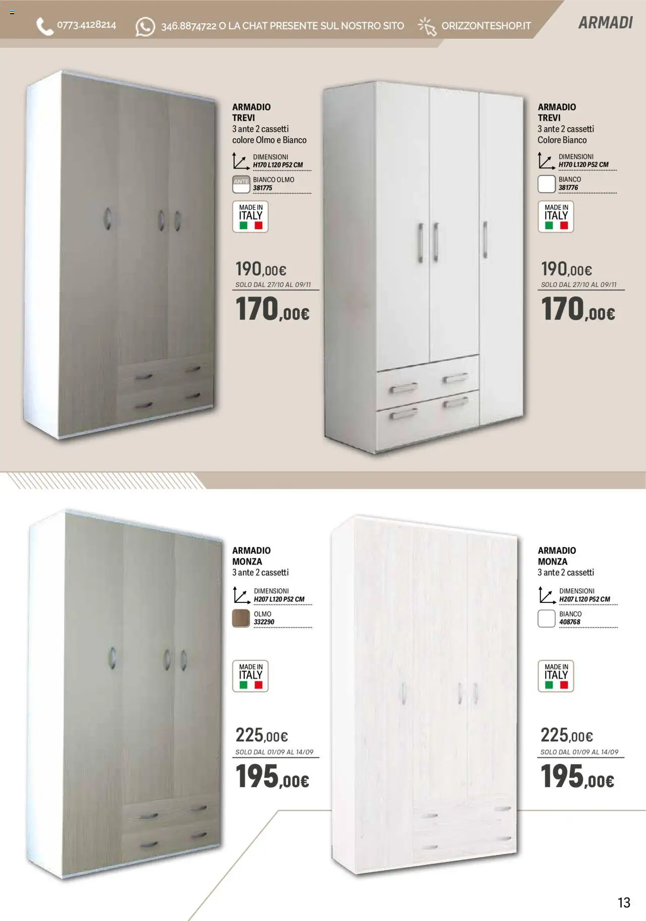 Volantino Mobile Orizzonte	 - pagina 13 - valido dal 09/05/2025