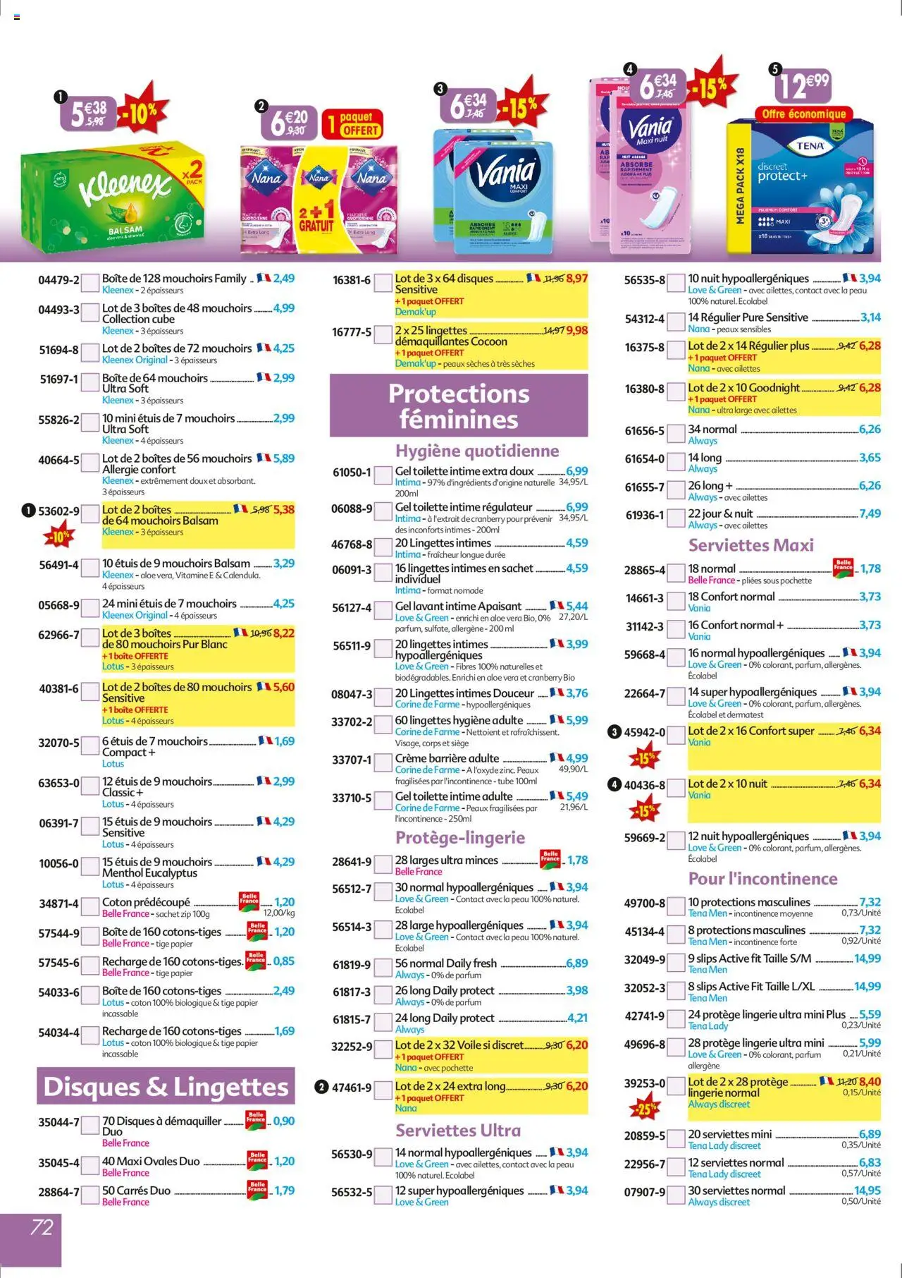 Maximo prospectus - page 72 - valable à partir du 07/07/2025