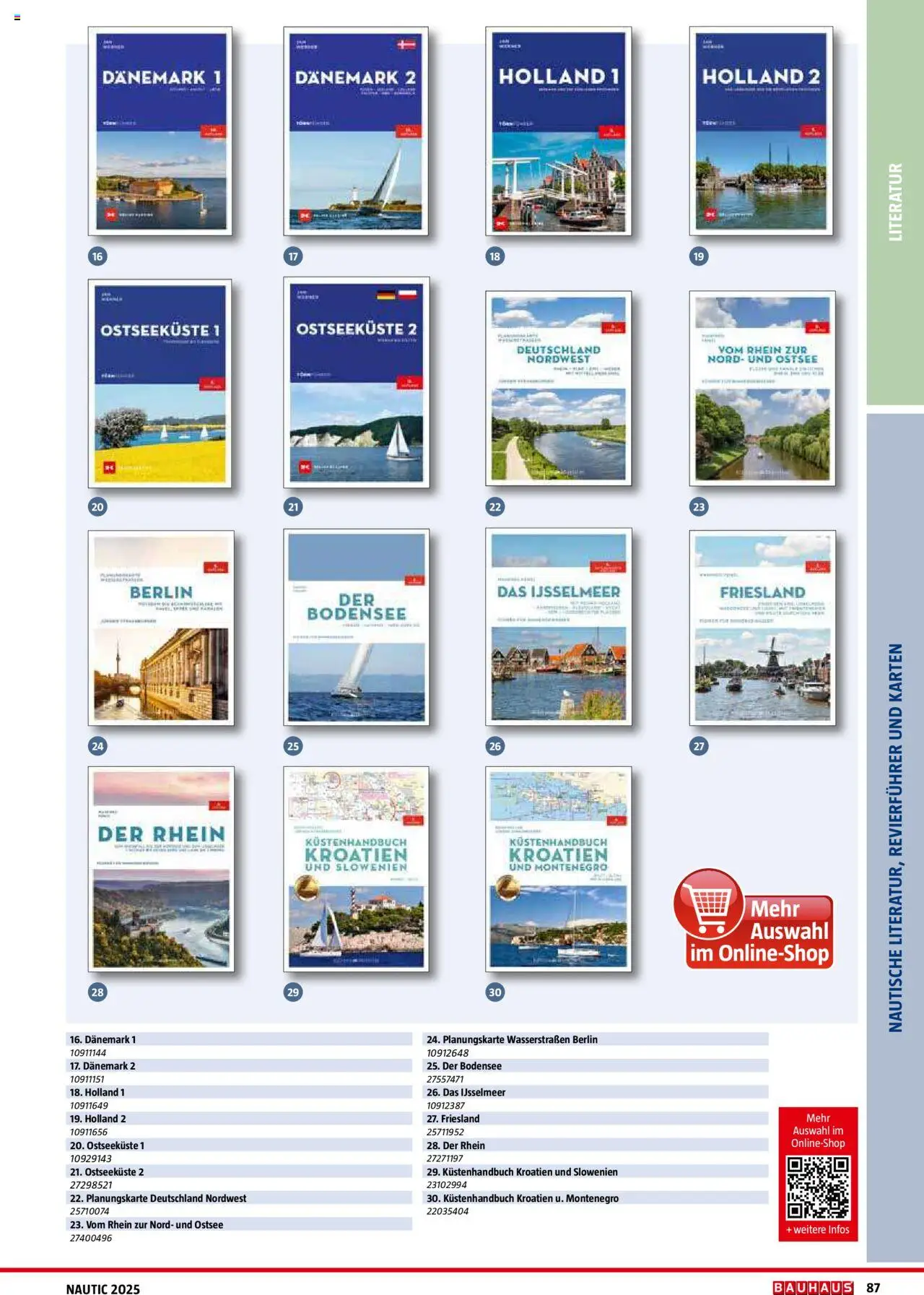 Bauhaus Nautic Katalog / Der Wassersport-Ausrüster 2025 - Seite 87 - gültig ab 20.01.2025