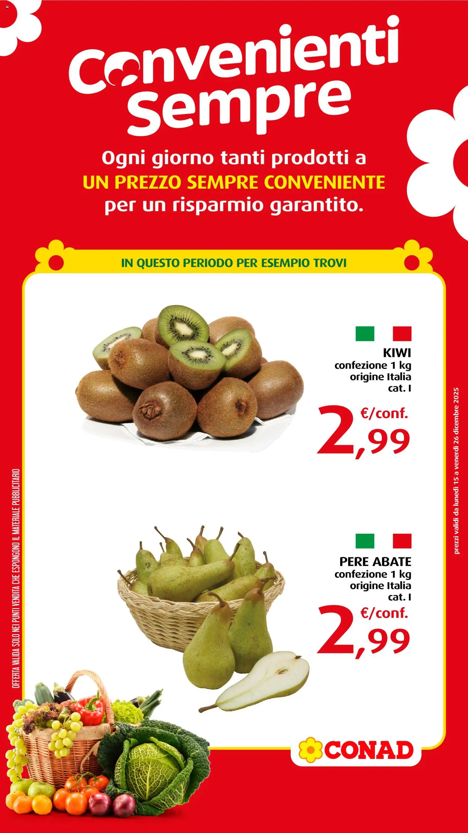 Conad Convenienti Sempre catalogo - pagina 1 - valido dal 15/12/2025
