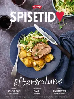 Forhåndsvisning Meny - Spisetid gyldig fra 03/10/2025