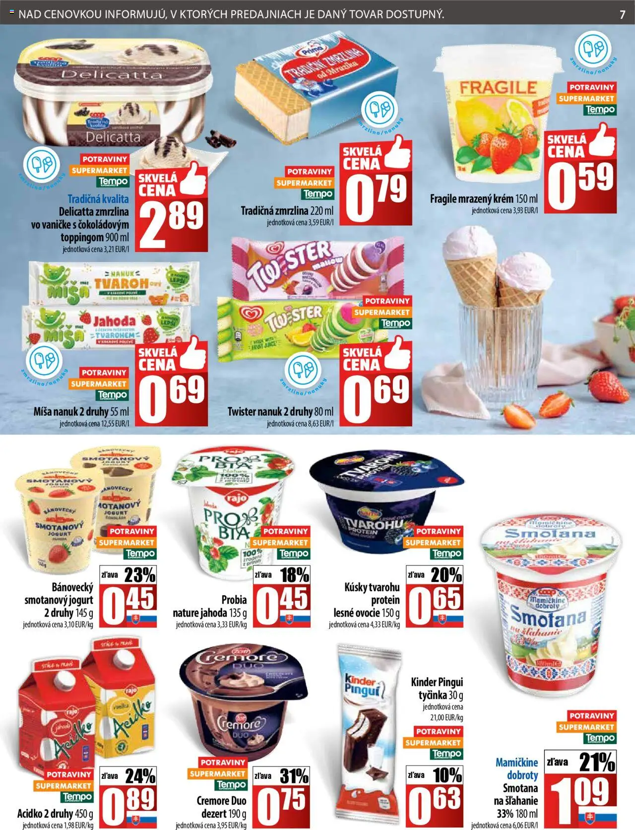 COOP Jednota leták - strana 7- platný od 17.07.2025