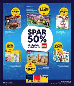 Forhåndsvisning Bordershop - Spar 50% på udvalgte produkter fra LEGO gyldig fra 28/10/2025