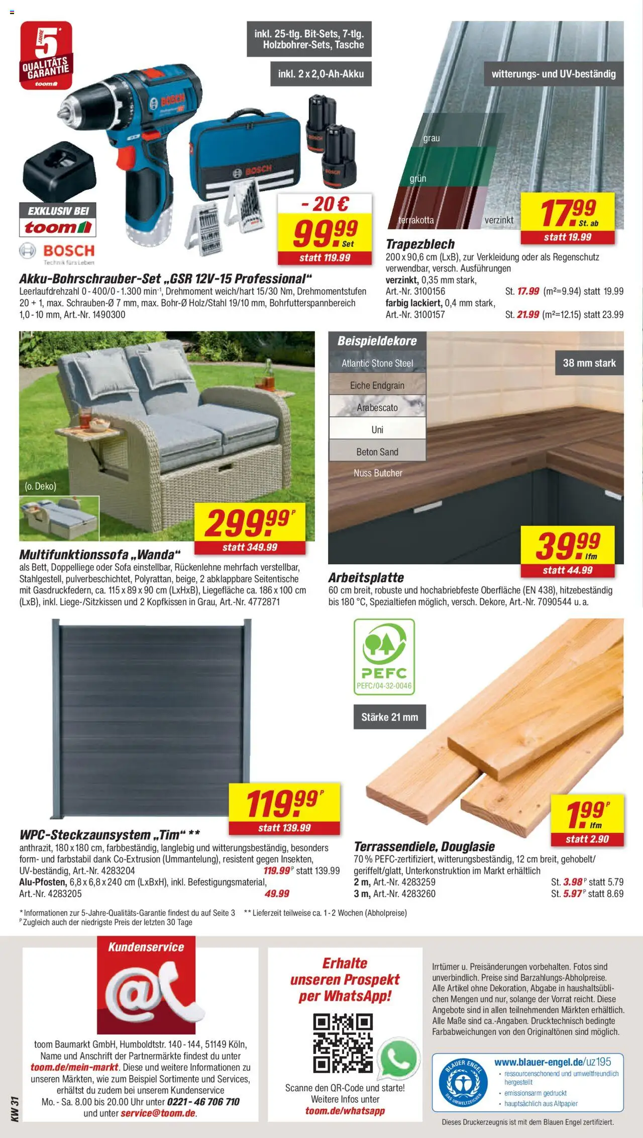 Toom Baumarkt Prospekt 	 - Seite 14 - gültig ab 26.07.2025