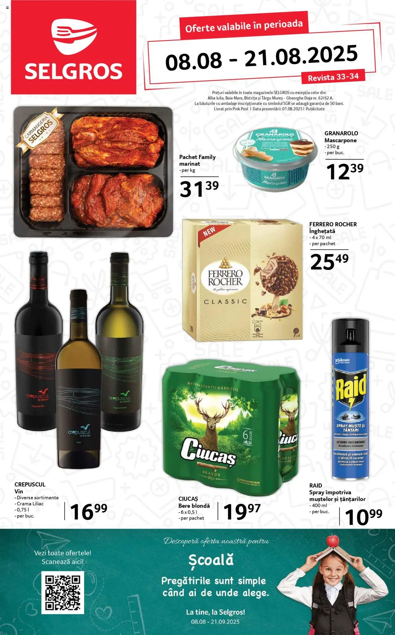 Catalog Selgros - Food - pagina 1- valabil de la 08.08.2025