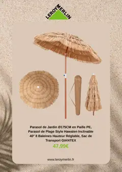 Aperçu Leroy Merlin catalogue valable à partir du 28/07/2025