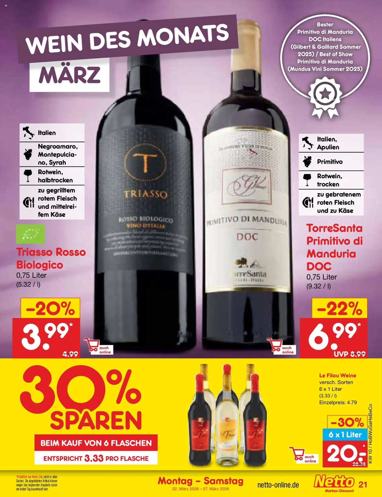 Netto Marken-Discount Prospekt 	 - Seite 21 - gültig ab 02.03.2026