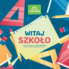 Podgląd Stokrotka Gazetka - Witaj Szkoło ważny od 13.08.2025