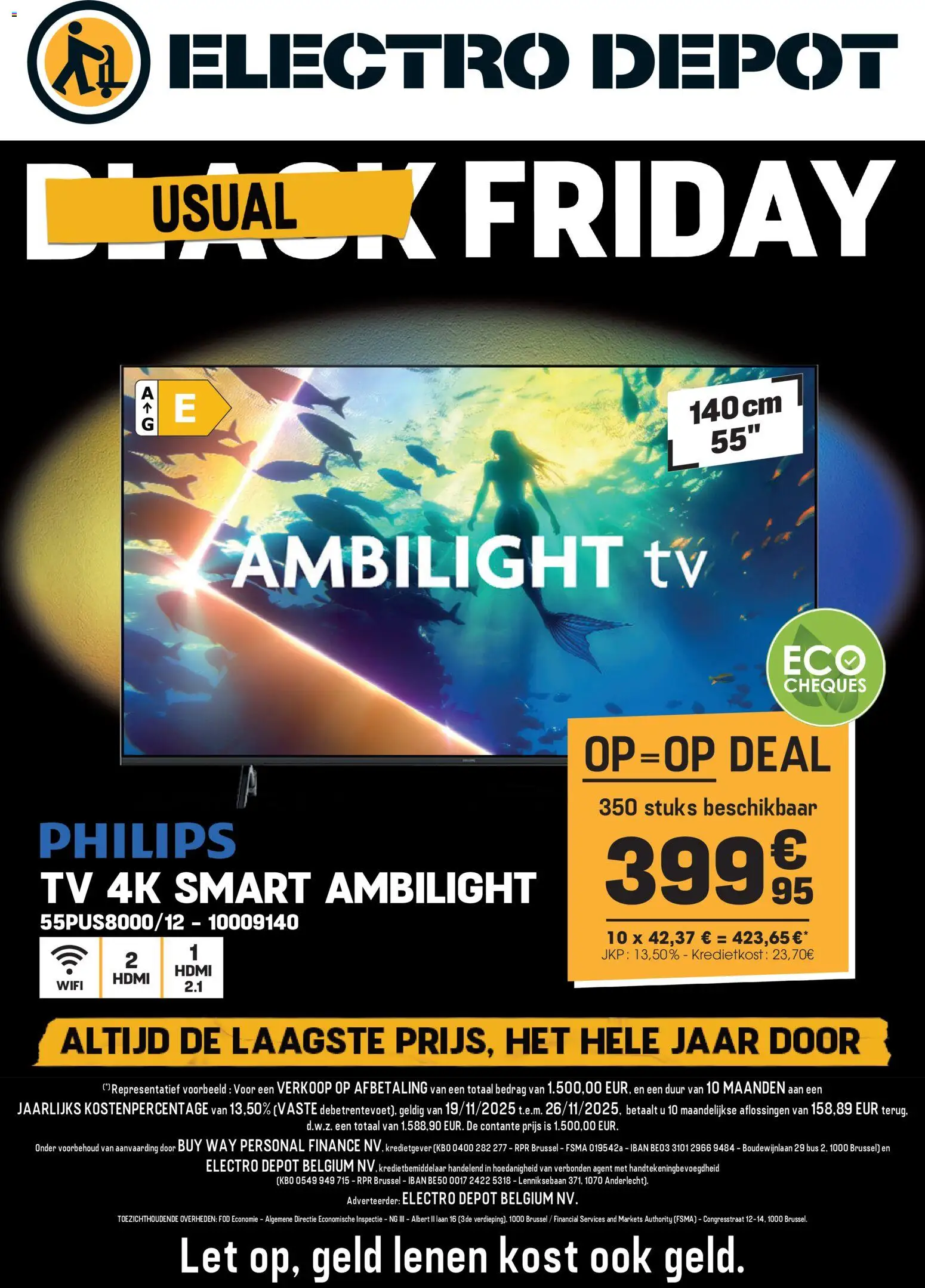 Electro Depot - Black Friday - pagina 1- geldig vanaf 19/11/2025