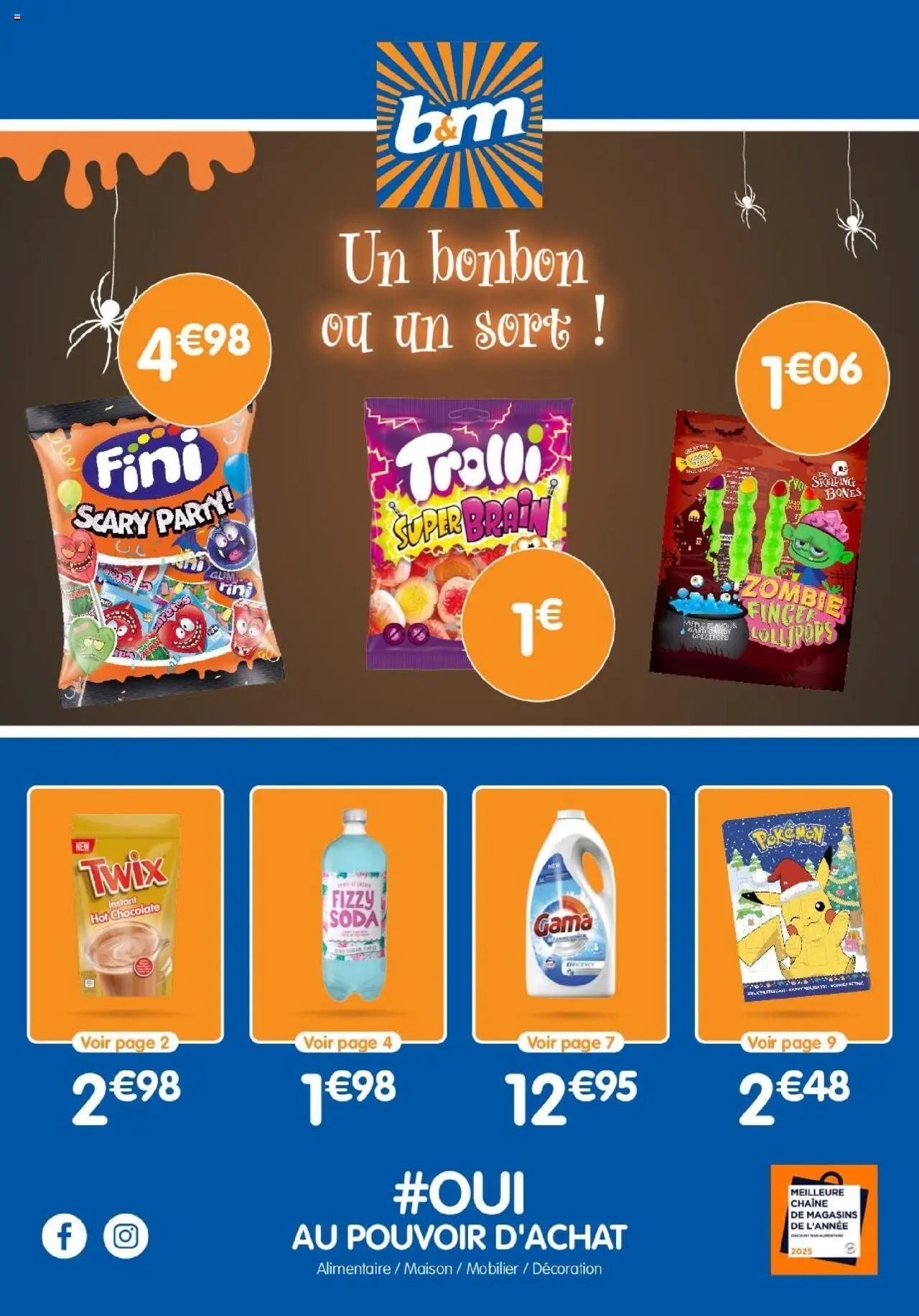 B&M  Catalogue  - page 1 - valable à partir du 15/10/2025