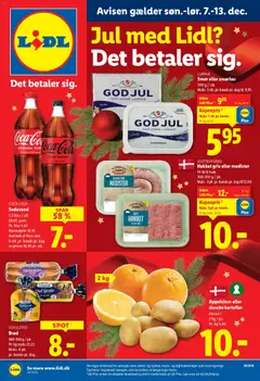 Forhåndsvisning Lidl - Tilbudsavis gyldig fra 07/12/2025