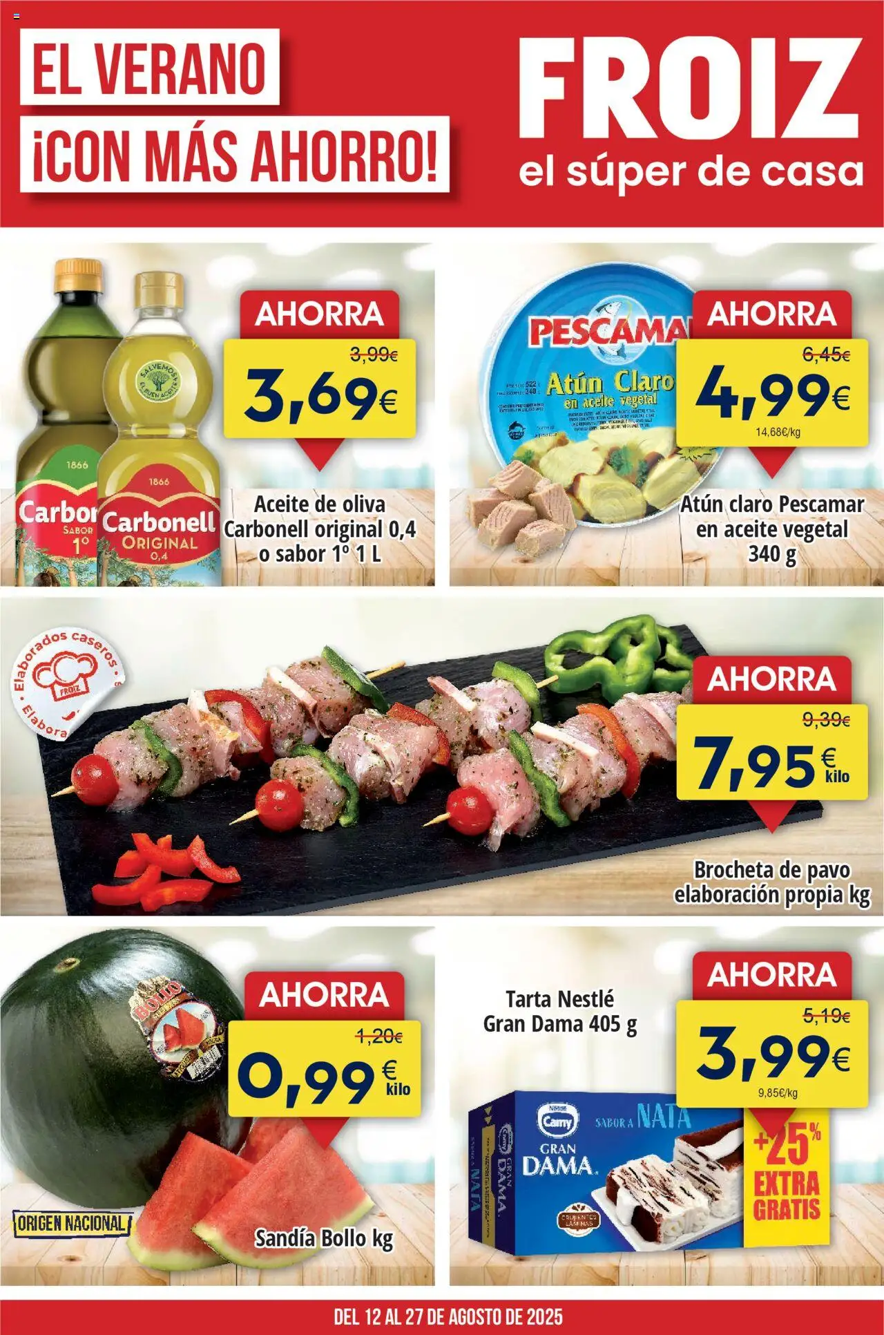 Froiz folleto - Página de 1 - Válido desde 12/08/2025