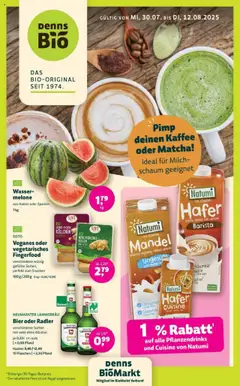 Vorschau Denns BioMarkt Angebote gültig ab 30.07.2025