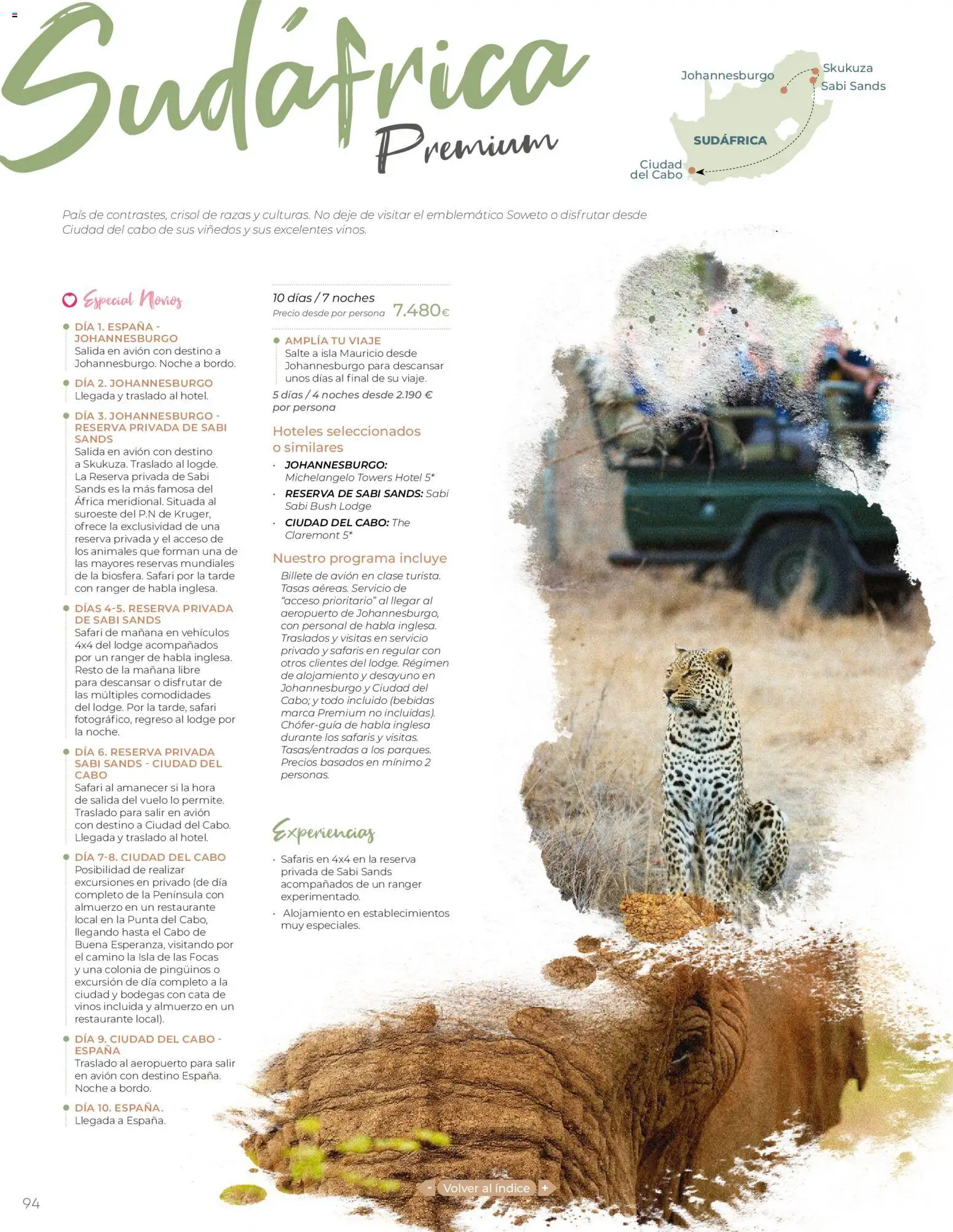 Viajes El Corte Inglés - Catálogo Tourmundial Premium - Página de 96 - Válido desde 01/01/2026