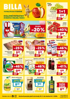 Billa leták platný od 18.03.2026