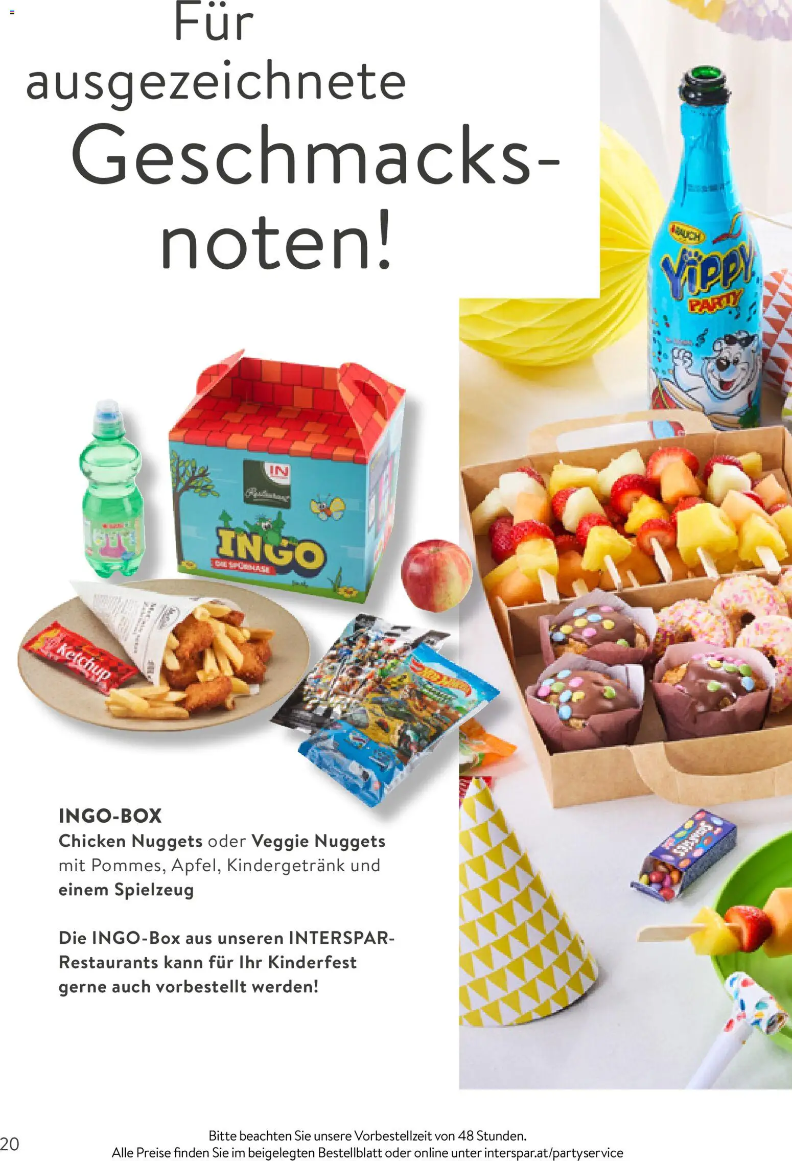 Interspar Party Service - page 20- valid from 26.01.2026