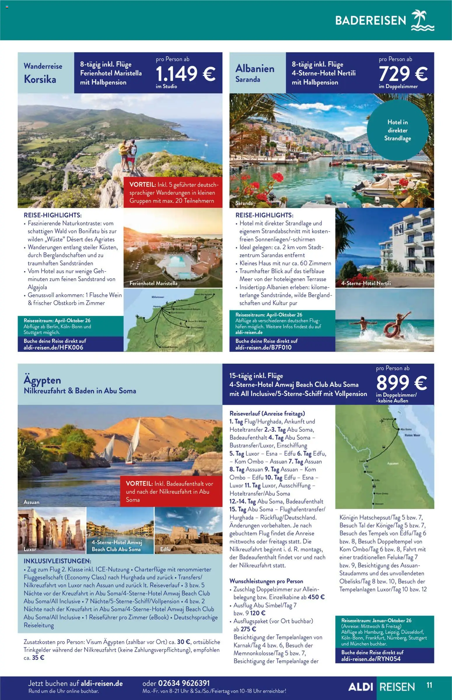 Aldi Reisen Prospekt 	 - Seite 11 - gültig ab 01.12.2025