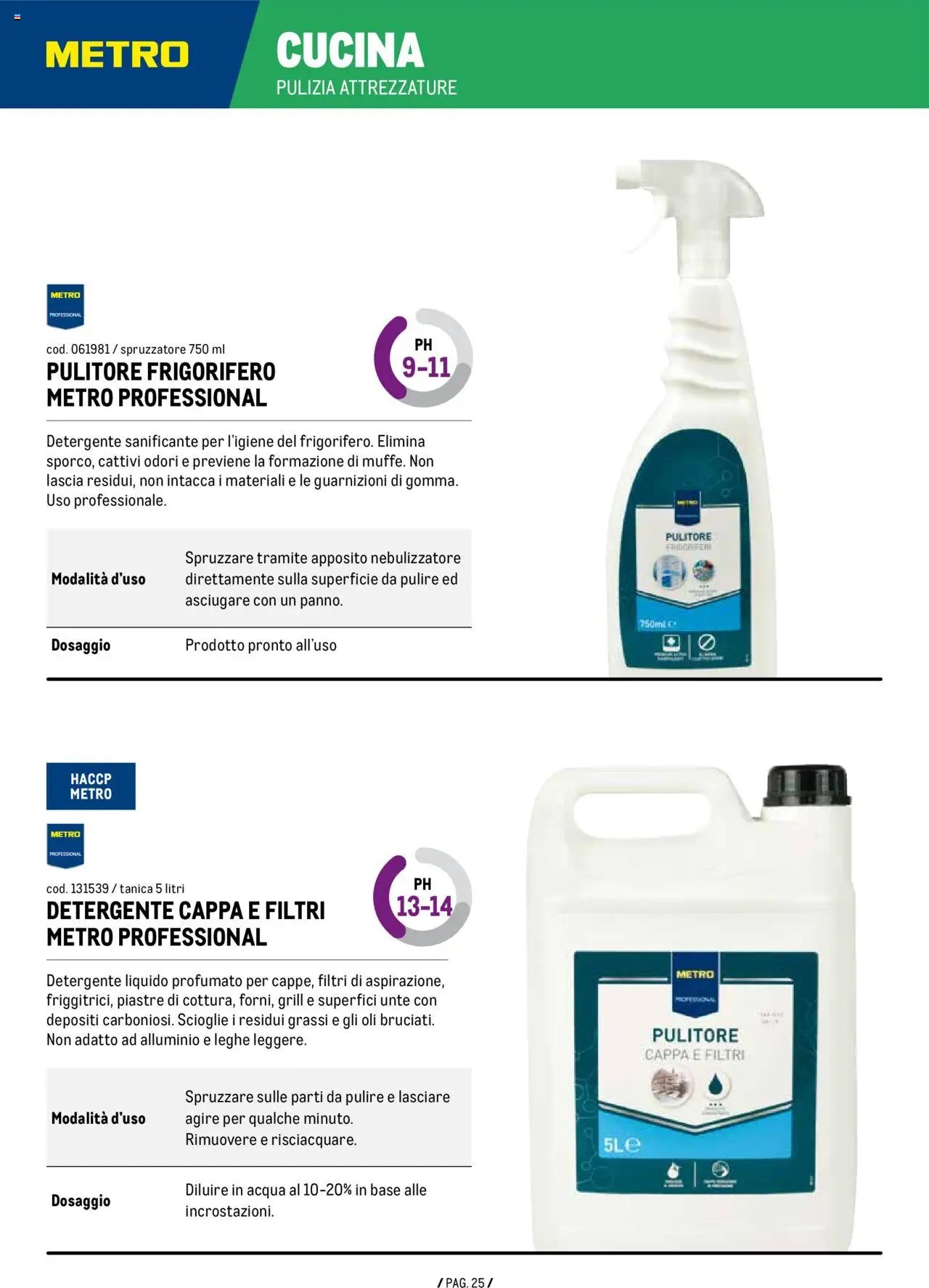 Metro Detergenza Professionale catalogo - pagina 25 - valido dal 11/09/2025