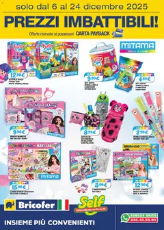 Anteprima Self Mitama catalogo valida dal 06/12/2025