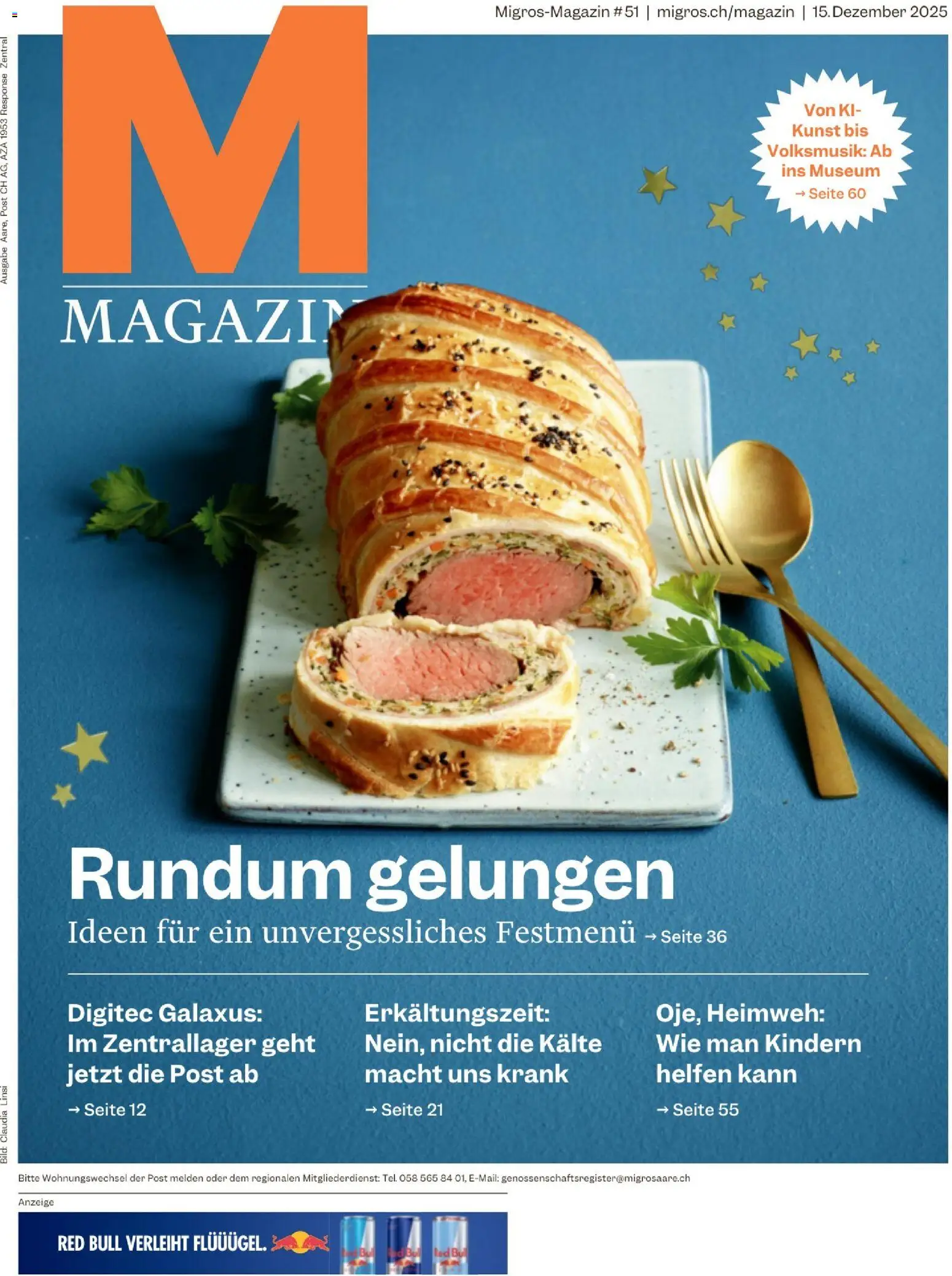 Migros Magazin - Seite 1- gültig ab 16.12.2025