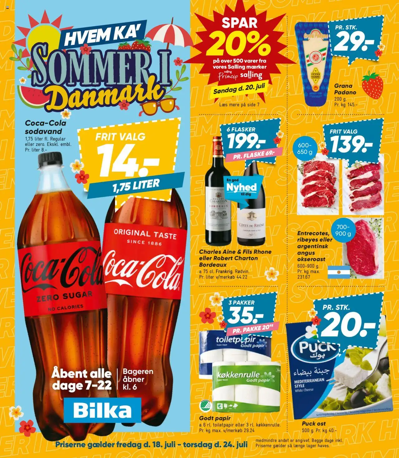Bilka - Tilbudsavis - side 1- gyldig fra 18/07/2025