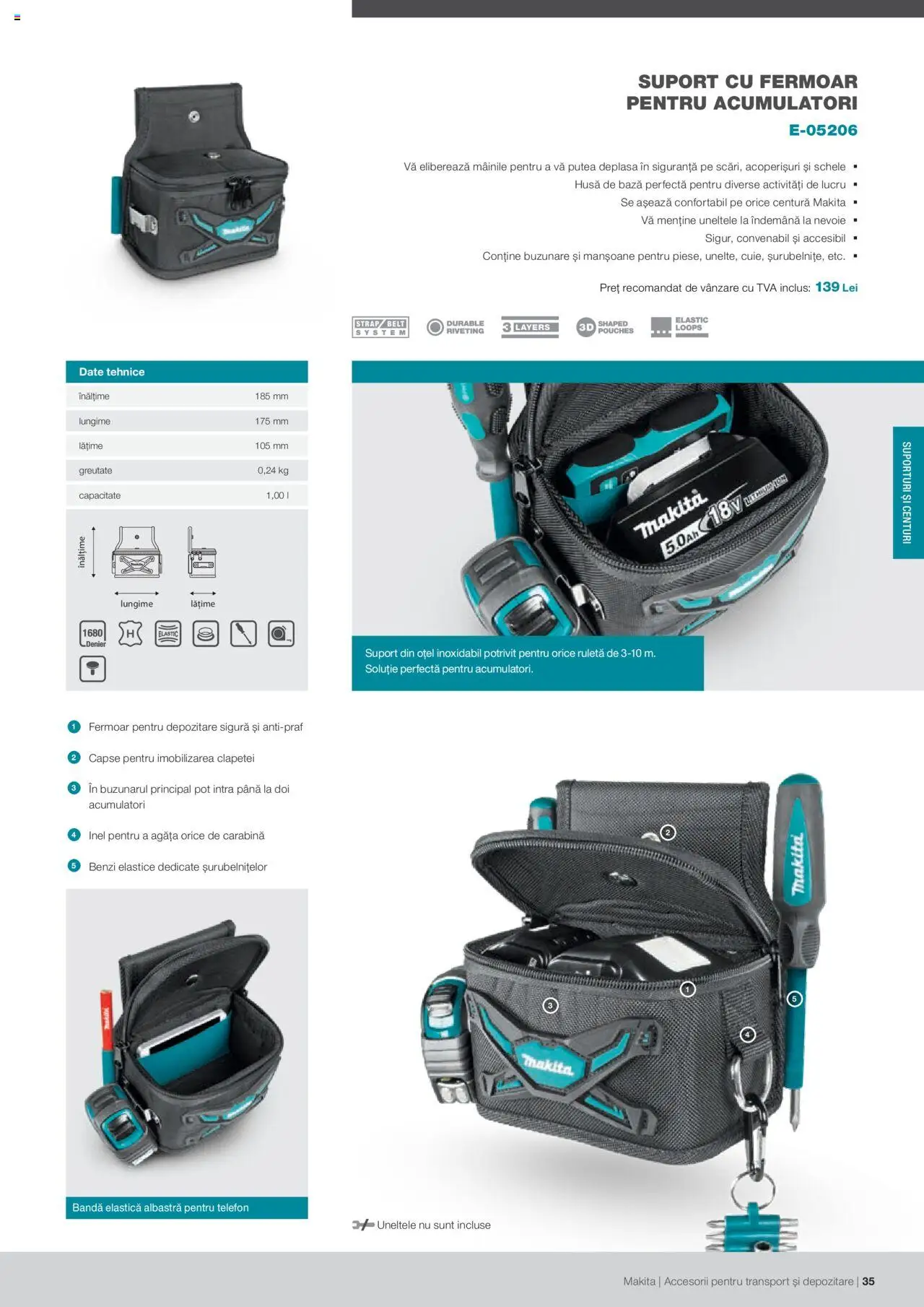 Makita catalog - Accesorii pentru transport si depozitare   - pagina 35- valabil de la 06.09.2021