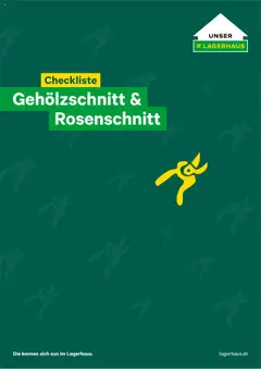 Vorschau Lagerhaus Gehölzschnitt & Rosenschnitt gültig ab 20.10.2025