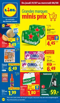 Aperçu LIDL catalogue semaine 30 valable à partir du 31/07/2025