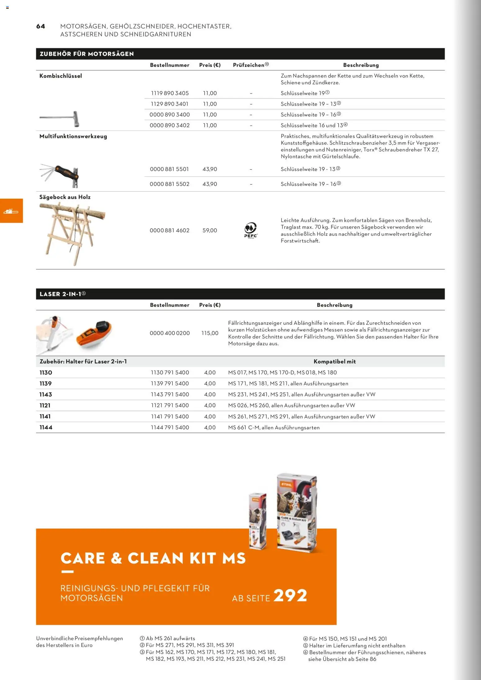 STIHL Katalog - Seite 64 - gültig ab 01.01.2026