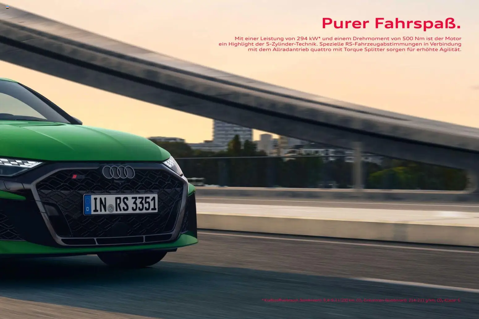 Audi RS 3 Sportback / RS 3 Limousine - Seite 3 - gültig ab 28.10.2025