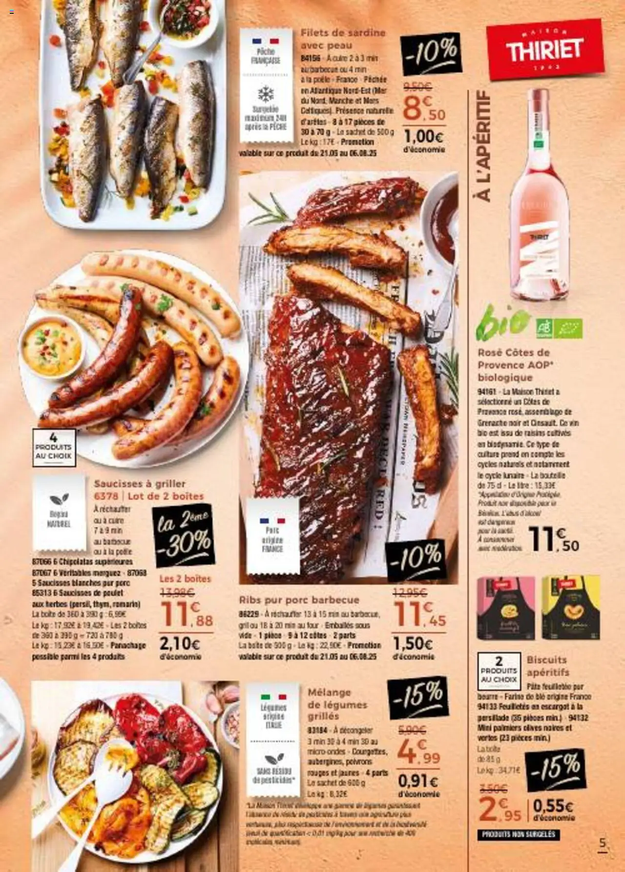 Thiriet catalogue livraison à domicile - page 5 - valable à partir du 11/07/2025