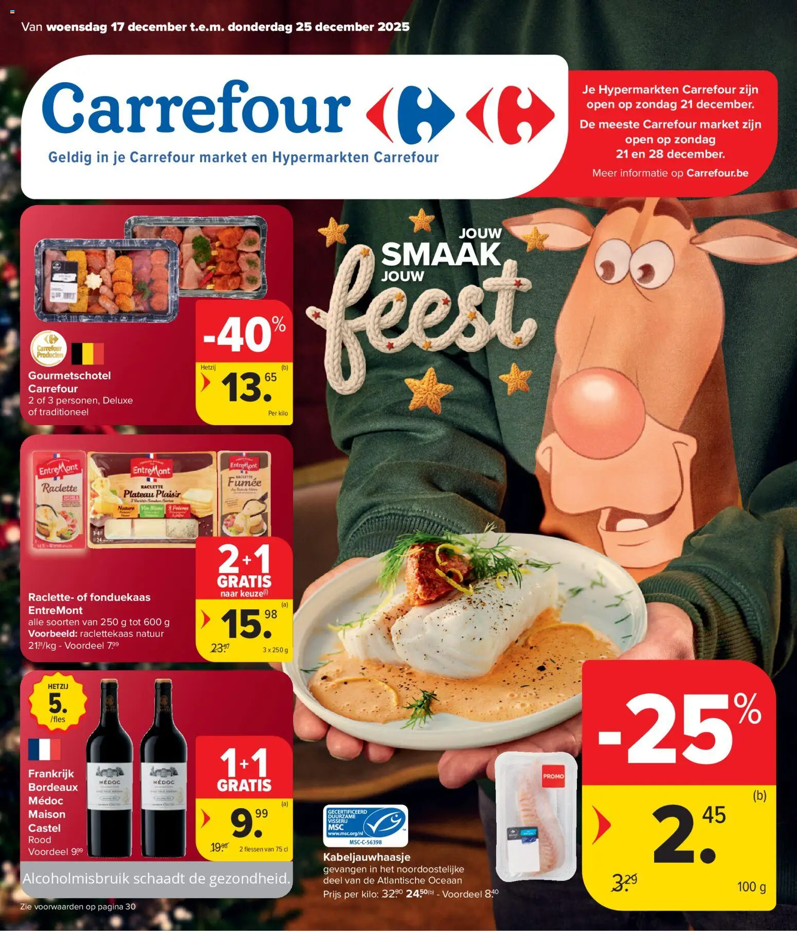 Carrefour folder week 51 - pagina 1- geldig vanaf 17/12/2025