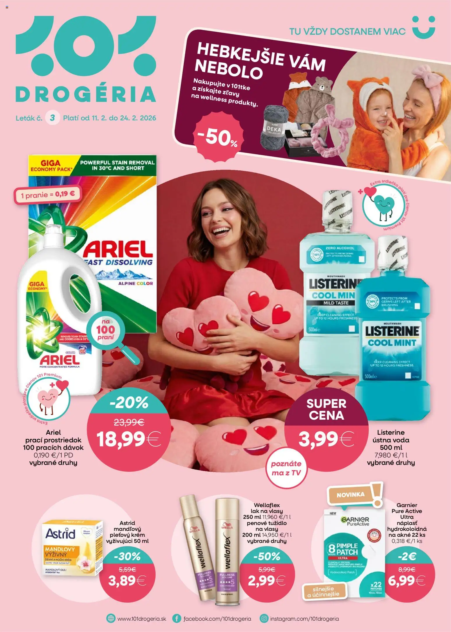 101 drogerie leták - strana 1- platný od 11.02.2026