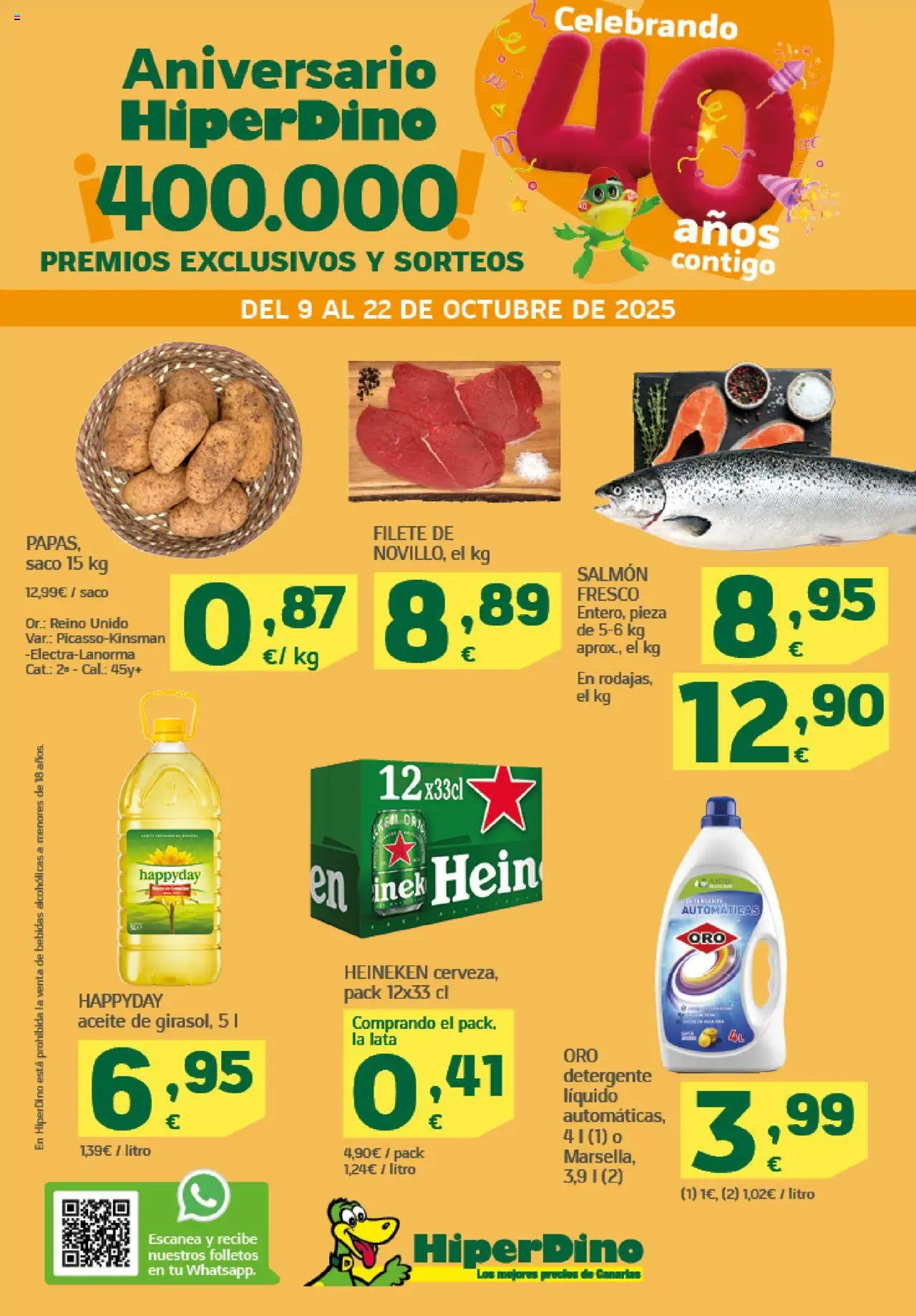 HiperDino folleto - Página de 1 - Válido desde 09/10/2025