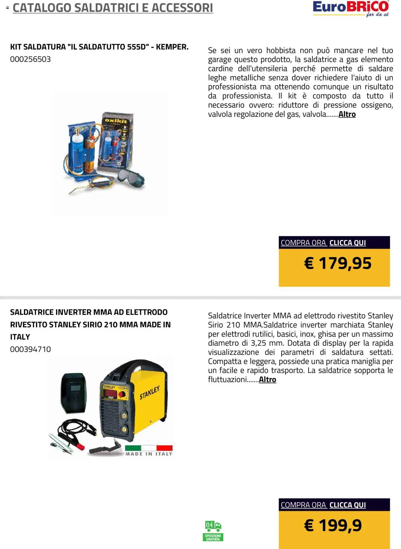 Eurobrico Saldatrici e accessori catalogo - pagina 15 - valido dal 23/07/2025