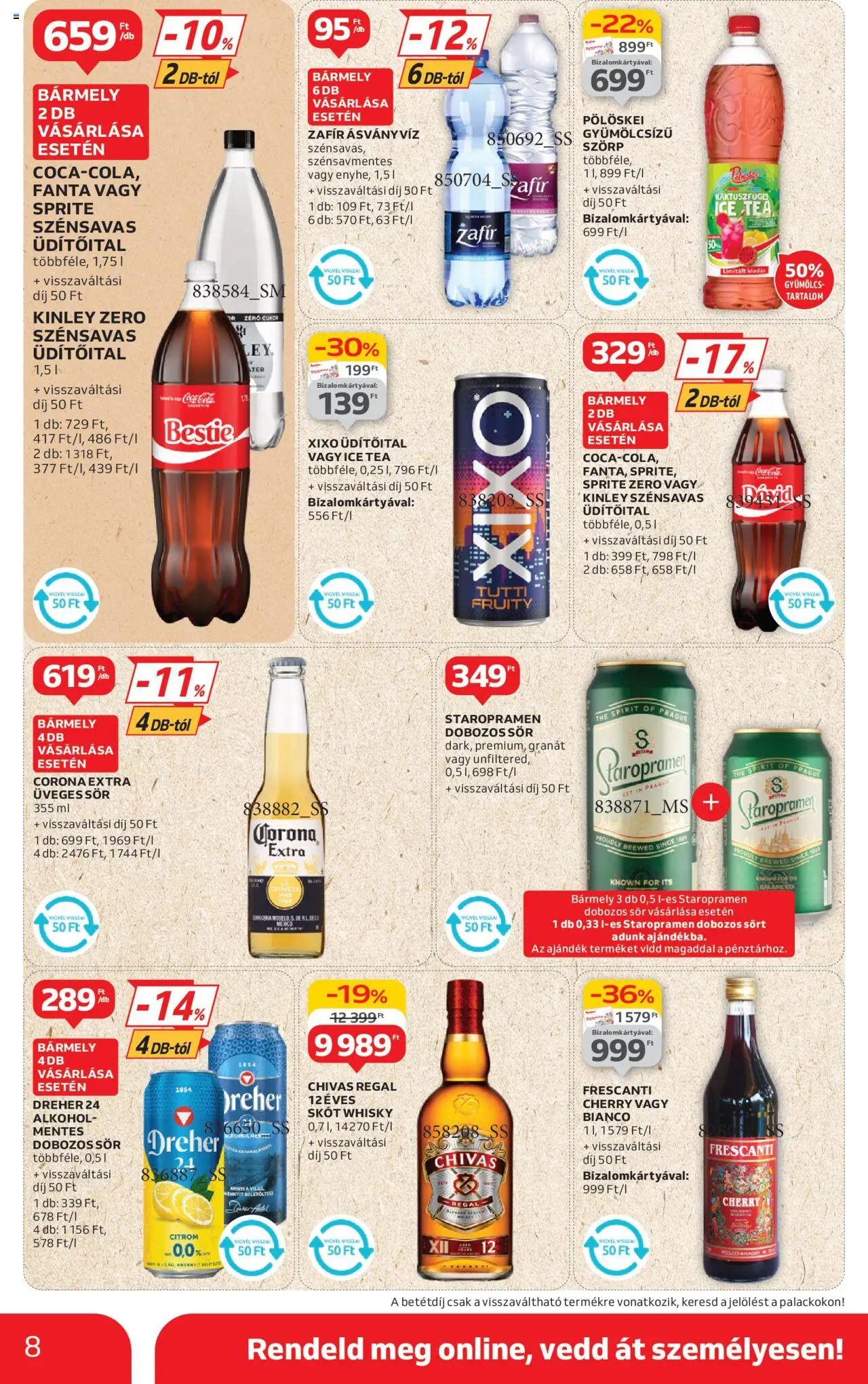 Auchan - Akciós újság Szupermarket - 8oldal - érvényes 2025.07.17.-tól