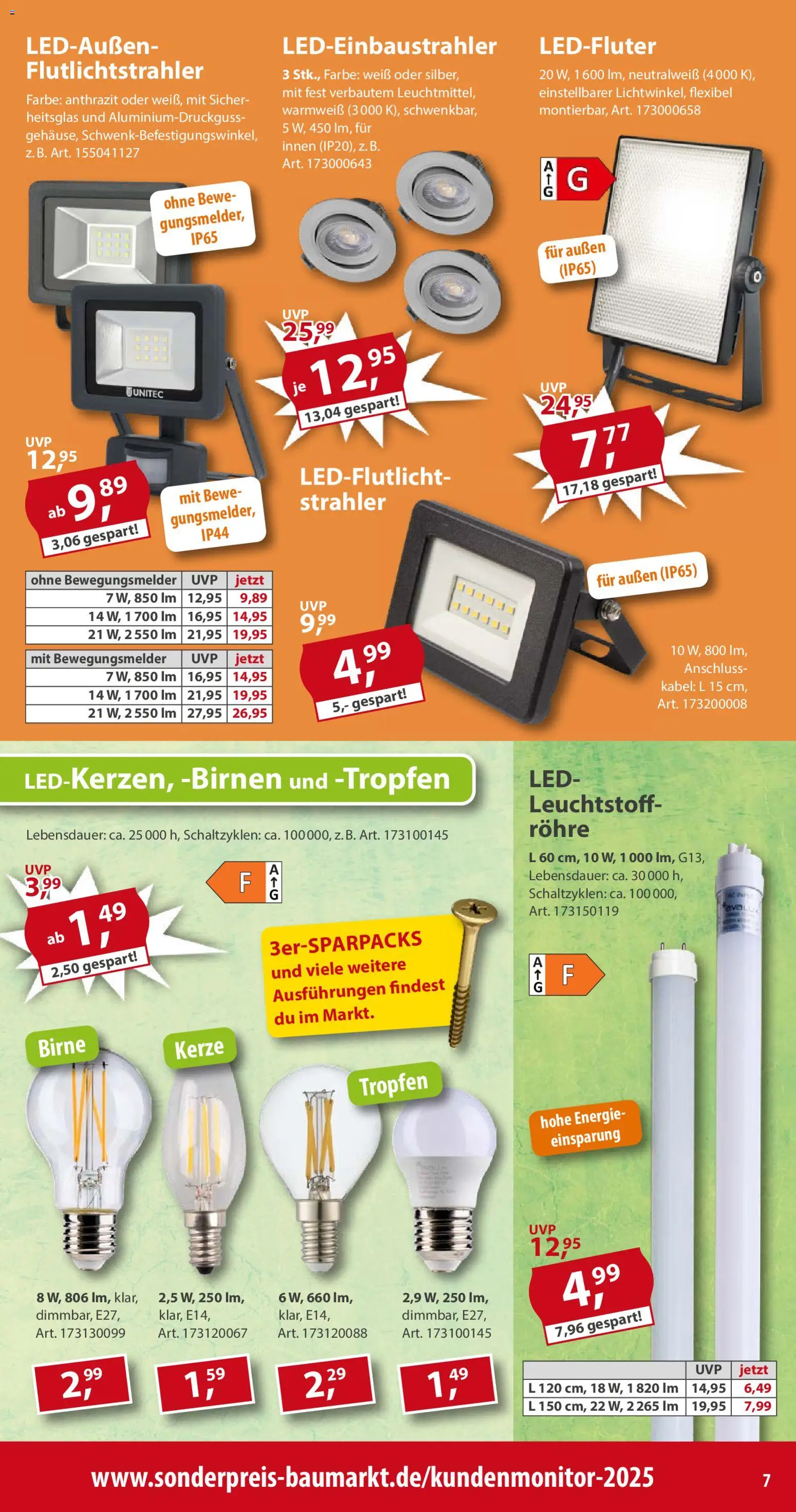 Sonderpreis Baumarkt Prospekt 	 - Seite 7 - gültig ab 06.12.2025