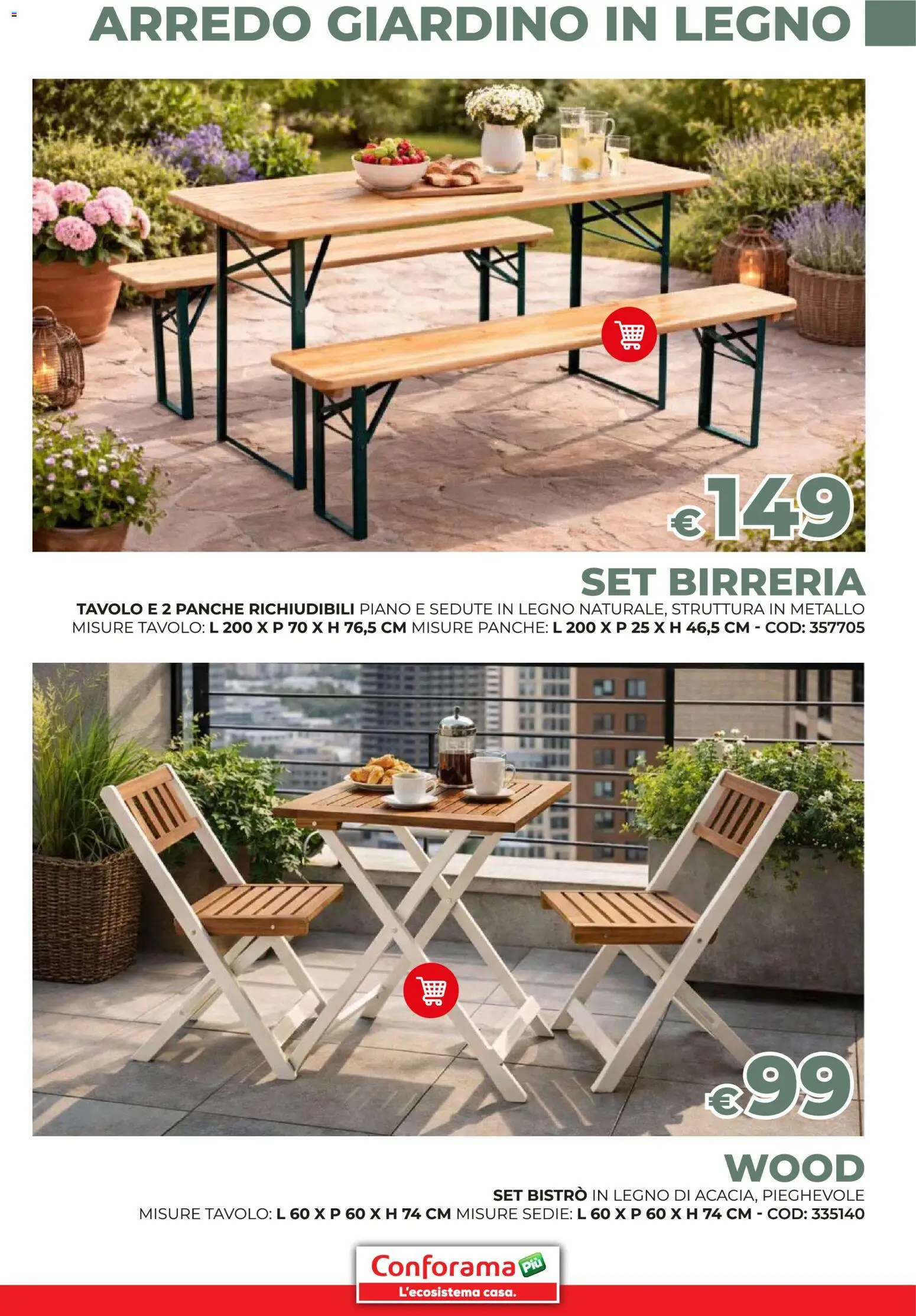 Conforama volantino Giardino - pagina 47 - valido dal 19/03/2026